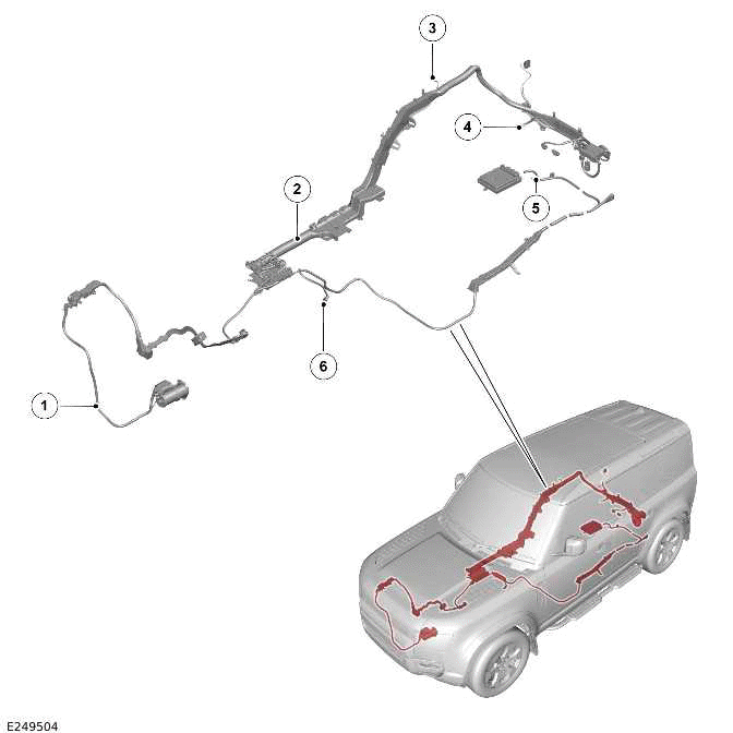 Startup Battery and Cables - Ingenium I6 3.0 L Petrol